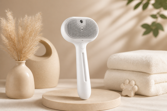 PawTopia™ SoftMist Grooming Brush